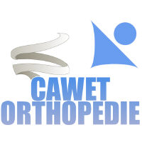 Logo original bleu et gris de Cawet Orthopédie